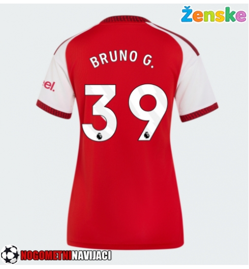 Ženske Nogometnih dresov Arsenal Bruno Guimaraes #39 Domači 2026-27 Kratki rokavi Ženske Nogometnih dresov Arsenal Bruno Guimaraes #39 Domači 2026-27 Kratki rokavi